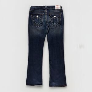 TRUE RELIGION BECKY SLIM BOOT CUT FIT WOMEN'S BLUE JEANS SIZE 30x32